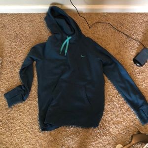 blue nike hoodie